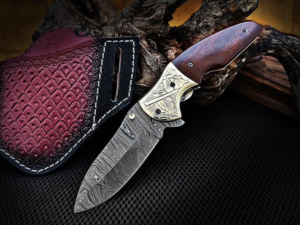 Drop point Folding Pocket Knife