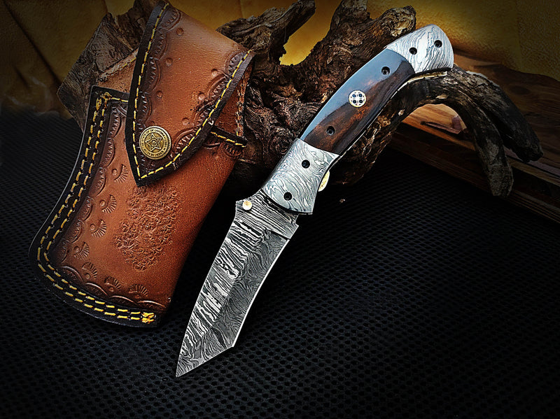 Tanto Folding Pocket Knife