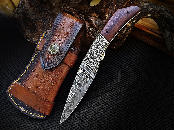  Drop point Folding Pocket Knife