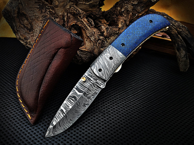 Drop point Folding Pocket Knife