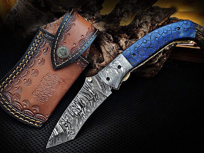 Tanto Folding Pocket Knife