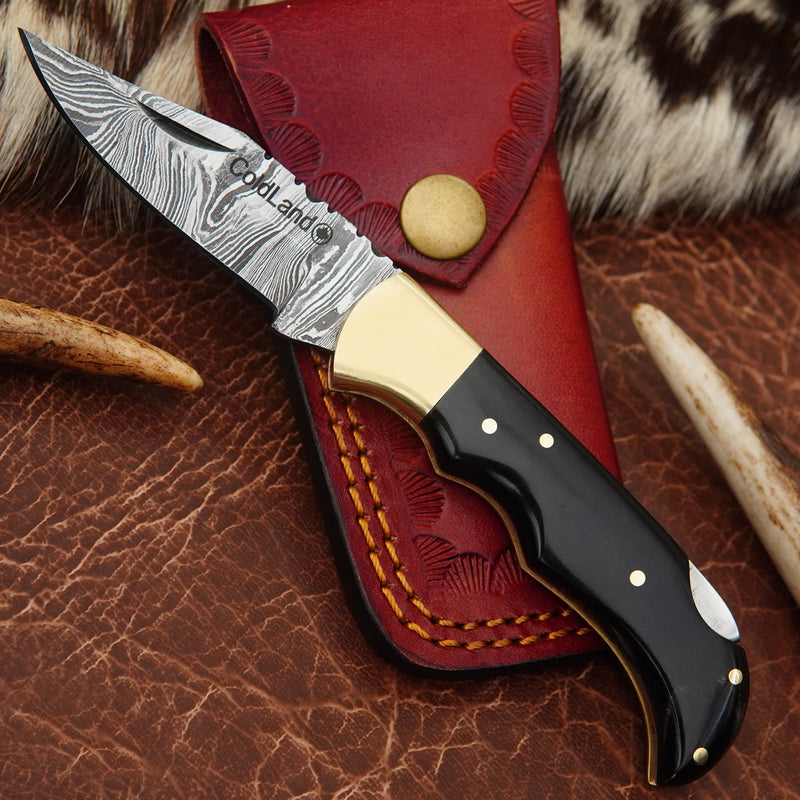 Pocket Knife EDC Buffalo Horn