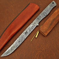 Damascus Fish Fillet Knife Making Kit - Make Your Own Knife with Ease by ColdLand UKK48