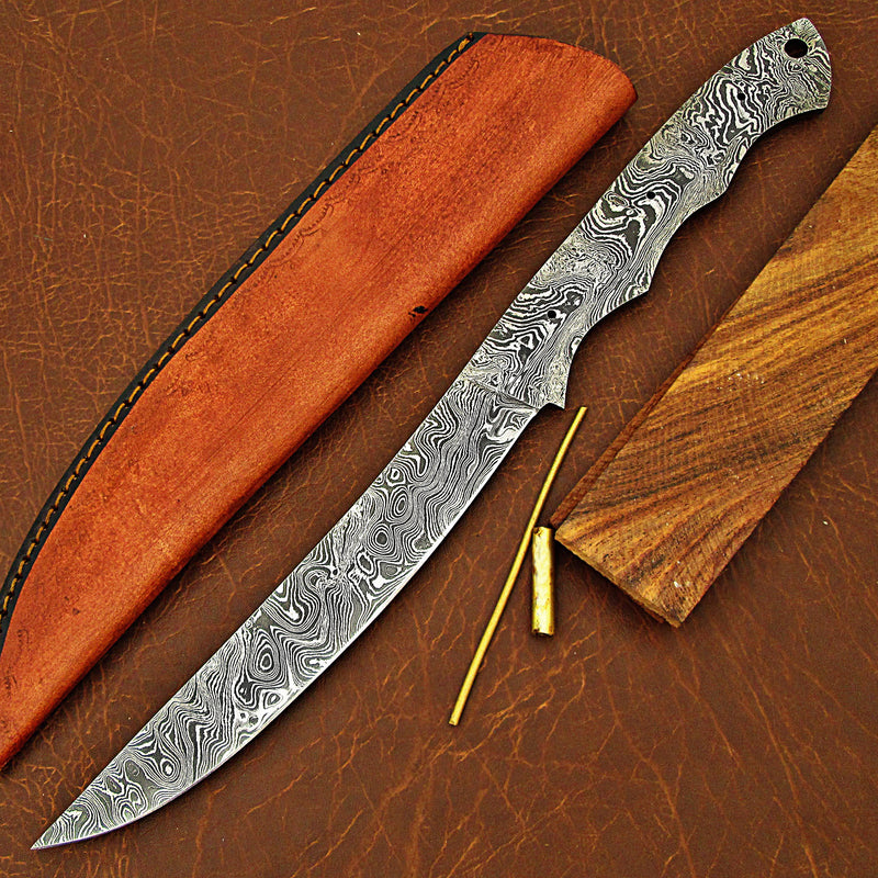 ColdLand Damascus Knife Making Kit - Handcraft Your Own Blade with Ease | UKK50