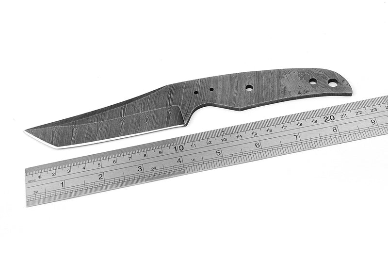 Damascus Tanto Knife Making DIY Kit Knife Making Supplies by ColdLand NB117